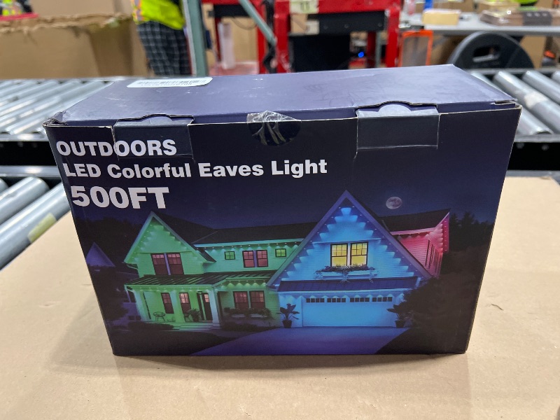 Photo 1 of LITSOUL 500FT Permanent Outdoor Lights for House Waterproof, Smart RGB Eave LED Lighting with 16 Million Colors, IP67 Outdoor Strip Lights for Christmas Halloween Holiday Daily Decorations(500FT)