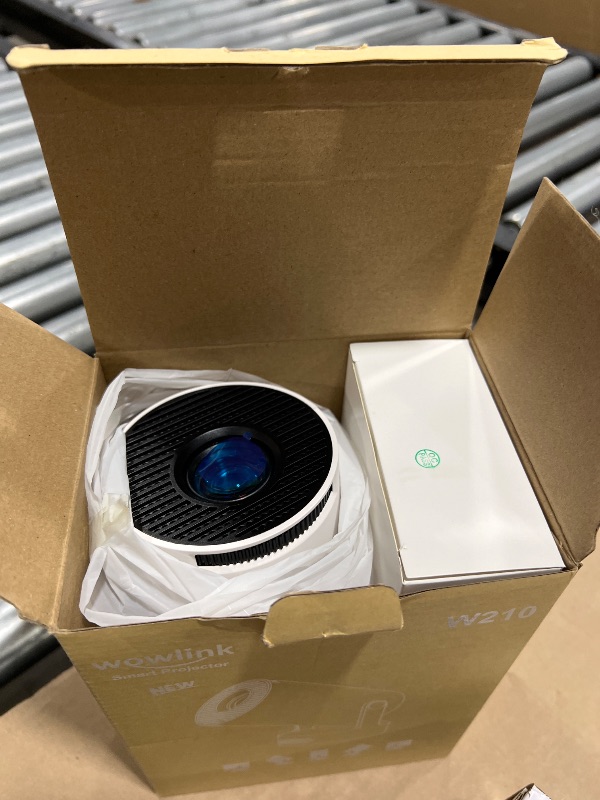 Photo 1 of [Built-in Apps & 2025 Upgraded] Mini Projector with WiFi 6 and Bluetooth 5.4 Support 4K 1080P Auto Keystone 180° Rotatable Projector Portable Compatibile with HDMI/TV Stick/Memory Stick/Laptop, White