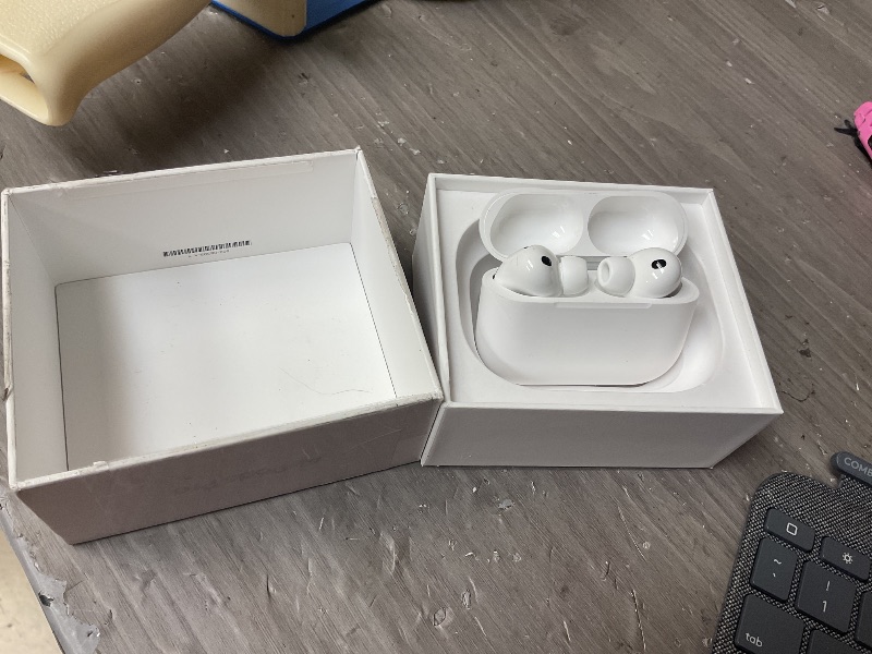 Photo 1 of Apple AirPods Pro 3 Wireless Earbuds, Active Noise Cancellation, Live Translation, Heart Rate Sensing, Hearing Aid Feature, Bluetooth Headphones, Spatial Audio, High-Fidelity Sound, USB-C Charging