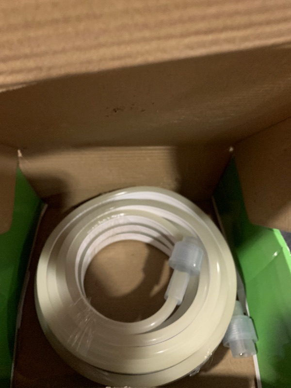 Photo 1 of *missing power cord*LED Neon Rope Lights 50ft Bright White Outdoor Lighting Waterproof 6000K 110V UL Power Plug-in 1800 Units SMD2835 Indoor Connectable Flexible Decorative Neon Light Strip for Bedroom Patio Deck Kitchen