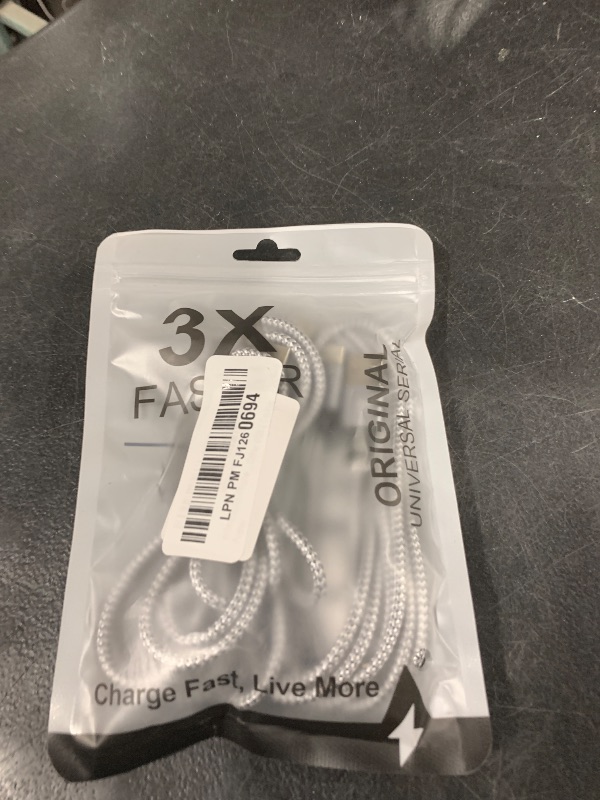 Photo 1 of [Apple MFi Certified] iPhone 17 Fast Charger Cable Carplay Cable, 6FT 60W 3Pack USB A to USB C Braided Cable Compatible with iPhone 17 Air 16 15 Pro Max, iPad, iPad Air, Mini Carlife Car Cord Galaxy