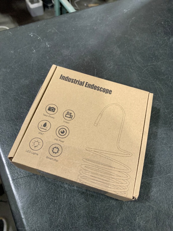 Photo 1 of [Dual-Lens] Endoscope Camera with Light, 1920P HD Borescope with 8+1 Adjustable LED Lights, IP67 Waterproof 16.5FT Semi-Rigid Snake Cord Inspection Camera for iPhone, iPad and Android Phone (Type C)