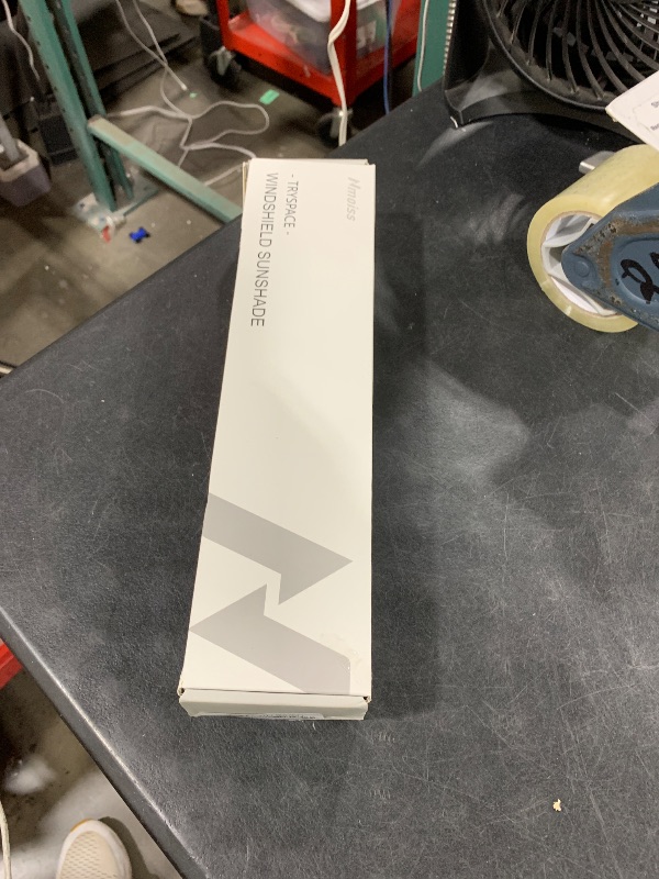 Photo 1 of [2025 Upgrade] Nmoiss Windshield Sun Shade Umbrella - [Vinyl Coating Heat Shield] Protect Car from Sun Rays & Heat Damage Keep Cool and Protect Interior, Spring Structure Edge Medium 56" L x 31" W