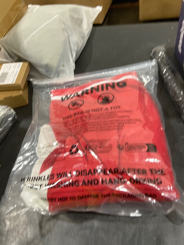 Photo 1 of BEAUDRM Men's Baseball Jacket Long Sleeve Alphabet Print Button Coat with Pockets Bomber Coat Red Small