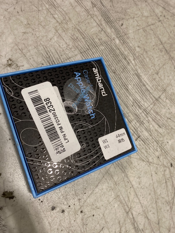 Photo 1 of amBand 3 in 1 Metal Case Compatible with Apple Watch Series SE 3/SE 2/SE 6/5/4 44mm, W1 Protector Rugged Bumper with Watch Crown + Back Cover, Black