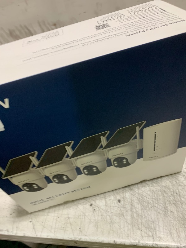 Photo 1 of ARCCTV Security Cameras Wireless Outdoor, 4 Cam-Kit, 4MP Solar Security Camera Wireless System with 360° Pan & Tilt, HD Color Night Vision, Motion Detection, 64GB Memory Card, No Monthly Fee