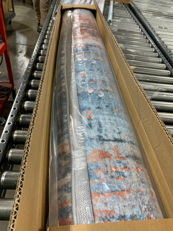 Photo 1 of Colorful 8x10 Area Rugs for Living Room Bedroom Room Rug Carpet Washable Dining Room Office Rug Non Slip Modern Abstract Low Pile