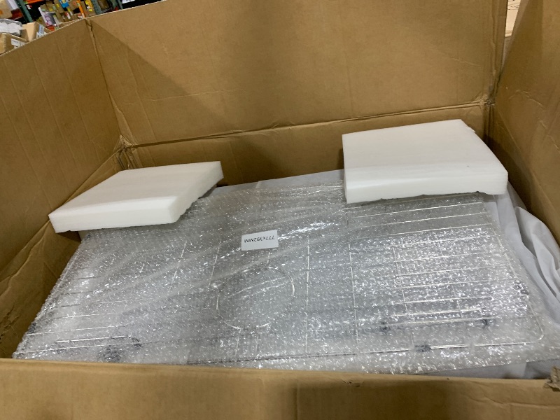 Photo 1 of Kichae 33 Farmhouse Sink Stainless Steel - 33 Inch Kitchen Sink Apron Front Ledge Workstation 16 Gauge Stainless Steel Single Bowl Handmade Farm Style Kitchen Sinks