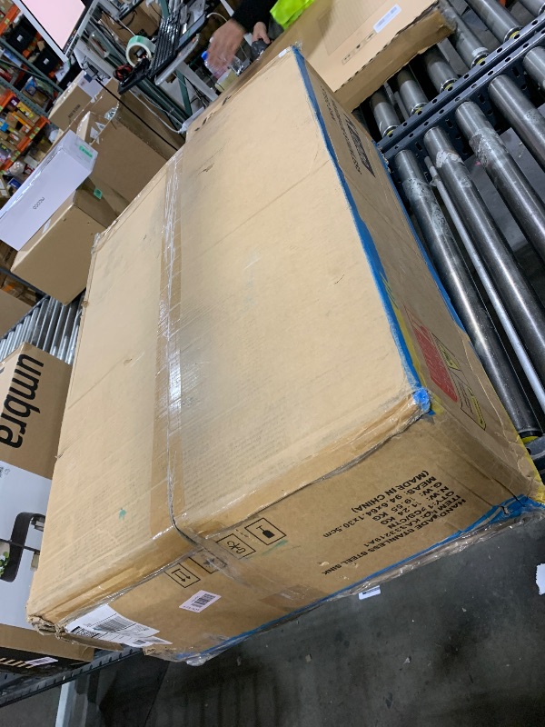 Photo 1 of Kichae 33 Farmhouse Sink Stainless Steel - 33 Inch Kitchen Sink Apron Front Ledge Workstation 16 Gauge Stainless Steel Single Bowl Handmade Farm Style Kitchen Sinks