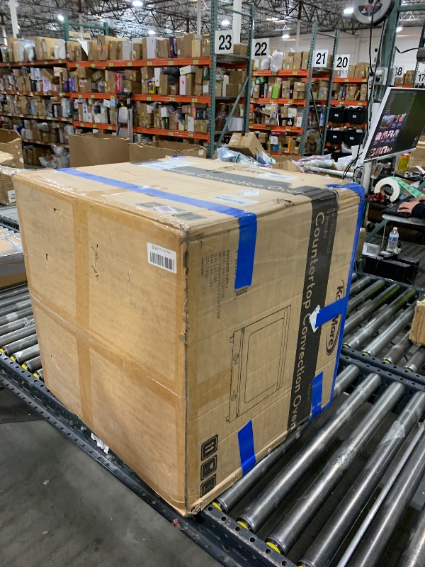 Photo 1 of KoolMore 23 in. Countertop Convection Oven for Half-Size Pans with 4 Racks and 2800W of Power in Stainless-Steel - 208/240V, 2.3 cu. ft. ETL Listed (KM-CTCO220-23)