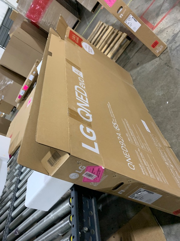 Photo 1 of LG 65-Inch Class QNED evo AI QNED92A Series Mini LED 4K Smart TV w/Dolby Atmos, Dolby Vision, HDR10, AI Super Upscaling 4K, Filmmaker Mode, Wow Orchestra, Alexa Built-in (65QNED92AUA, 2025)
