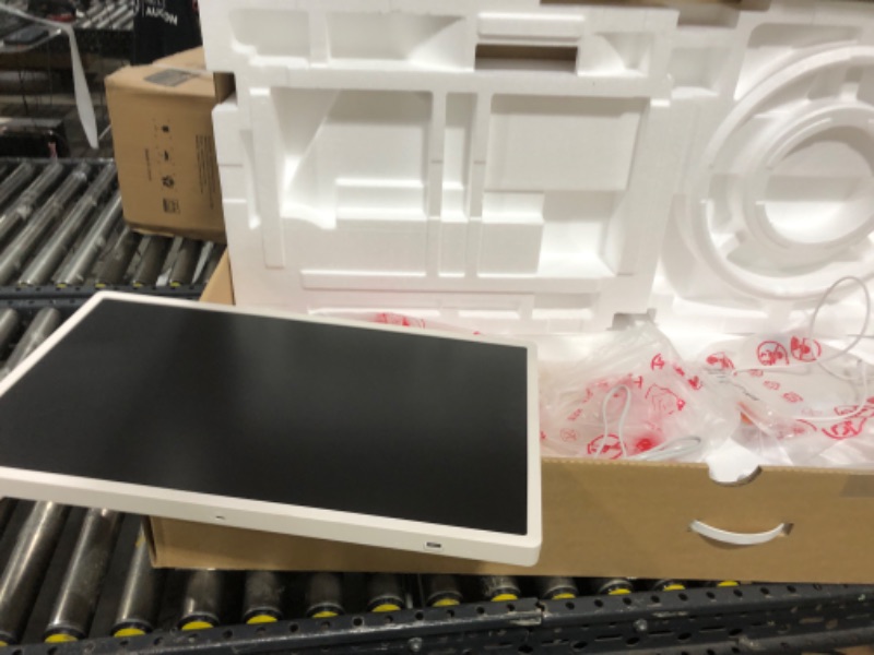 Photo 1 of FOR PARTS***************LG 27-Inch StanbyME 2 with Folio Cover, Portable Touch Screen, Dolby Vision, HDR10, Filmmaker Mode, Built-in Battery, Full Swivel Rotation (27LX6TYGA, 2025)