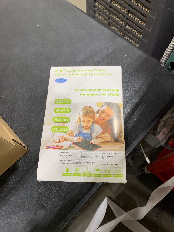 Photo 1 of [2 Pack] Genialba LCD Writing Tablet 8.5-Inch Colorful Doodle Board, Toddler Learning Educational Toys Gifts for 3-8 Years Old Girls and Boys, Electronic Drawing Pad for Kids (Pink&Blue)