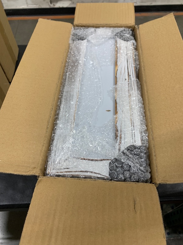 Photo 1 of 11x16x6 Extra Deep Shadow Box , Wall Mounted Wood Shadow Box with Cork Back,Large Display Cases, for Displaying Photo Souvenir Collection (Rustic White)