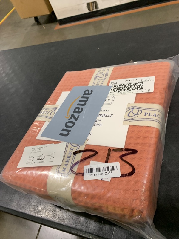 Photo 1 of 100% Cotton Waffle Weave Bed Blanket | Soft, Breathable, and Lightweight Blanket for All-Season | Perfect for Layering | Brielle Collection (King, Burnt Orange)