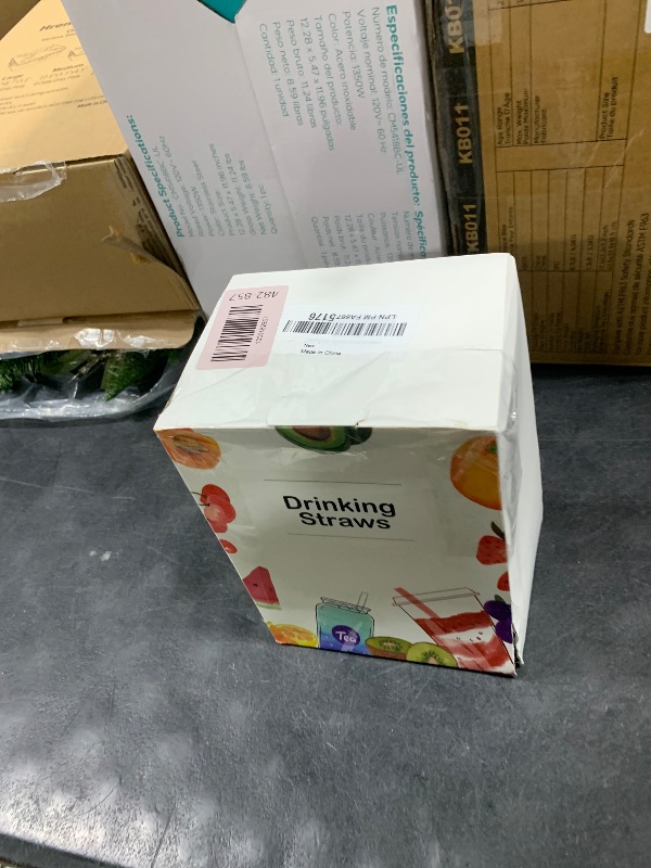 Photo 1 of [1000 Pcs] Black Disposable Cocktail Short Straws - 5 Inch Length 0.16 Inch Diameter Coffee & Cocktail Stirrers Plastic Straws for Whiskey,Bar,Club,Soda,Cocktail,Teas