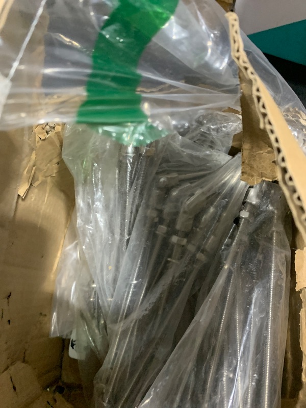 Photo 1 of [Patent]CKE 20 Pack T316 Stainless Steel 180° Adjustable Angle Cable Railing Swage Threaded Stud Tension End Fitting Terminal for 1/8" Wire Rope Cable Railing Kit Hardware for 2x2, 4x4, 6x6 Wood Post