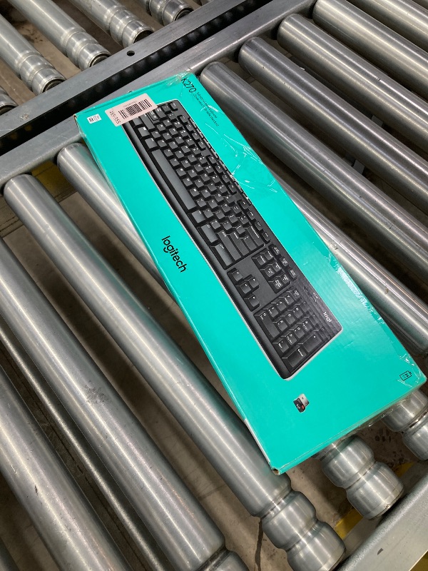 Photo 1 of ***(PARTS ONLY -MISSING PART -SELLING AS IS)*** Logitech K270 Wireless Keyboard, lack