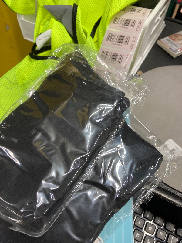 Photo 1 of ?Walking Boot Socks, 2Pairs Replacement Socks Liner for Orthopedic Walker Brace Compatible with Air Cam Walkers and Fracture Boot for Men and Women Cast Surgical leg Cover, Black