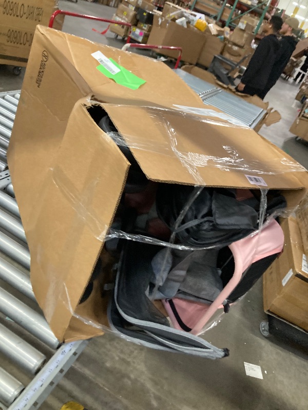 Photo 1 of **USED**Monasem 4 Wheels Foldable Pet Stroller 3 in 1 with Waterproof Detachable Pets Travel Carrier for Small/Medium Dogs Cats up to 60lbs, Pink