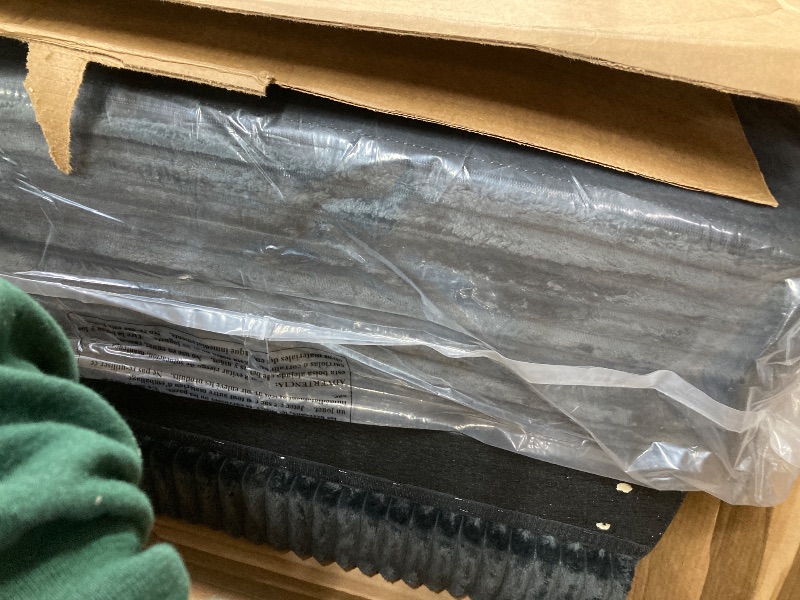 Photo 1 of ***BOX 1 ONLY/INCOMPLETE SET/MISSING PARTS***Vesgantti 143" L Shaped Modular Sectional Sofa, Comfy Corduroy Upholstered Modular Sectional Couches for Living Room, Modern Cloud Couch with Ottoman Deep Seat, Dark Grey