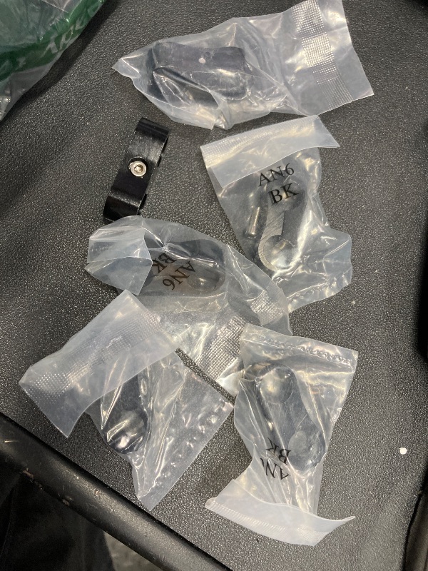 Photo 1 of ***6 PIECES***EVIL ENERGY Hose Separator Clamp,Fuel Line Mounting Clamp Aluminum Black (6, AN6)***6 PIECES***