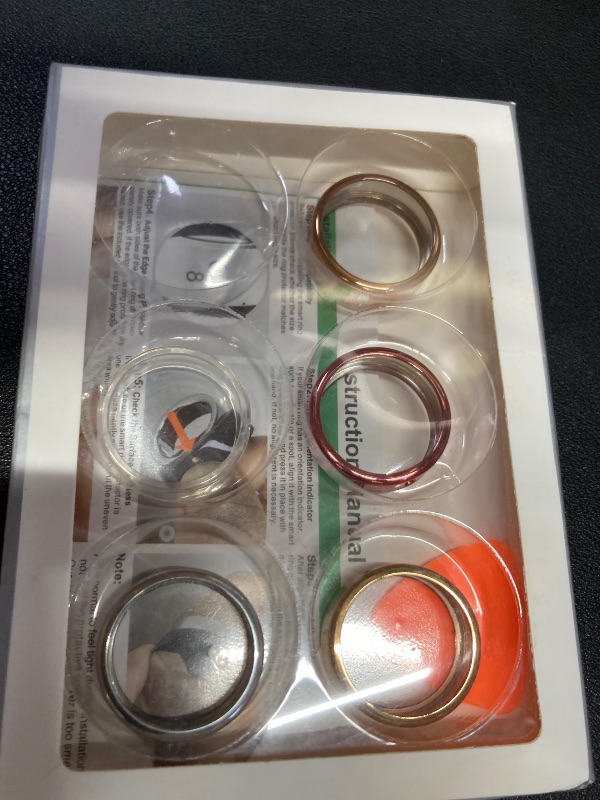 Photo 1 of ***1 ITEM IS MISSING***Hexasider 5 Pack Ring Cover Compatible with Oura Ring Gen 4/Oura Ring Gen 3 Horizon/Heritage, Abrasion-Resistant TPU Case for Oura Ring Protector Accessories for Oura Size 10***1 ITEM IS MISSING***