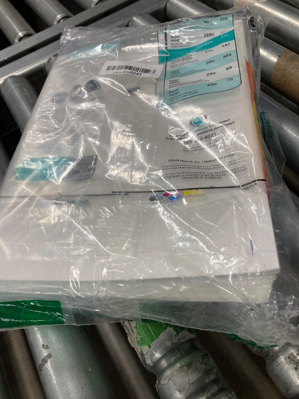 Photo 1 of **PACKAGE IS OPENED AND EDGES ARE SLIGHTLY DIRTY***Bright White Card Stock, 96 Bright, 65lb, 8.5 X 11, 250/Pack