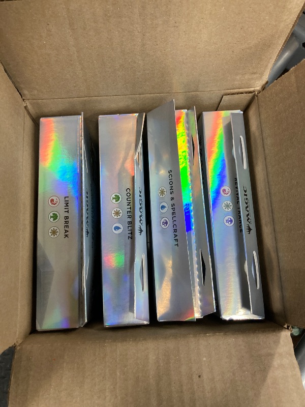 Photo 1 of ***FACTORY SEALED*** Magic: The Gathering - Final Fantasy Collector’s Edition Commander Deck Bundle - Includes All 4 Surge Foil Decks
