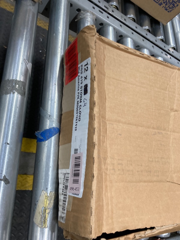 Photo 1 of 12"W x 64"H Mid-America Vinyl, TailorMade Three Board Spaced (3 Batten), Board-n-Batten Shutters, w/Installation Shutter-Lok's (Per Pair), 419 - Storm Cloud