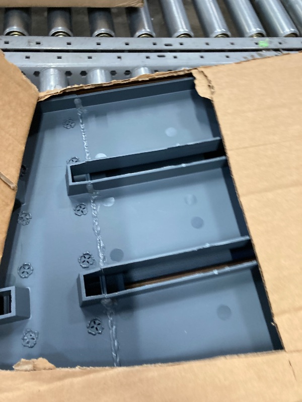 Photo 1 of 12"W x 64"H Mid-America Vinyl, TailorMade Three Board Spaced (3 Batten), Board-n-Batten Shutters, w/Installation Shutter-Lok's (Per Pair), 419 - Storm Cloud