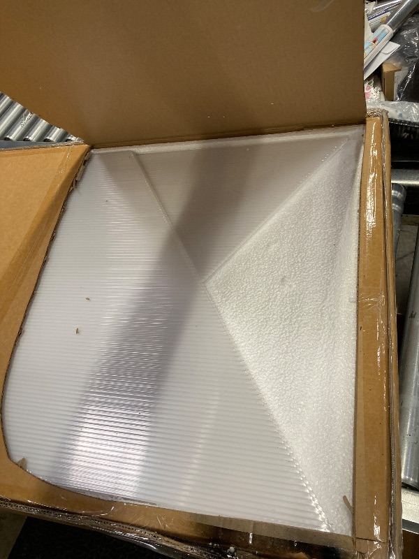 Photo 1 of ***ONLY THE SEMI CLEAR PIECES ARE INCLUDED. NOT HARDWARE OR STRUCTURAL SUPPORTS.***8x12 FT Greenhouse for Outdoors, Polycarbonate Greenhouse with Roof Vent, Ground Nails, Lockable Push Door, Aluminum Large Walk-in Green House for Outside Garden Backyard,