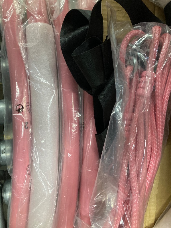 Photo 1 of **MISSING HARDWARE/DAMAGED SAUCER-FRAYED ON END-SEE PICS**Lunafun 69" Giant Oval Tree Swing for Kids 700LBS Flying Platform Saucer Tree Swing Sets for Backyard Indoor with 2 Hanging Straps Pink