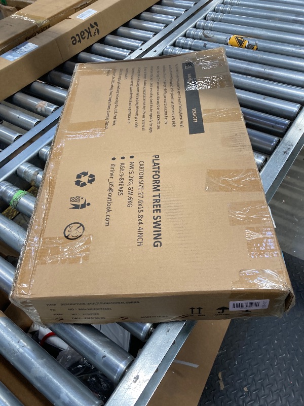 Photo 1 of **MISSING HARDWARE/DAMAGED SAUCER-FRAYED ON END-SEE PICS**Lunafun 69" Giant Oval Tree Swing for Kids 700LBS Flying Platform Saucer Tree Swing Sets for Backyard Indoor with 2 Hanging Straps Pink