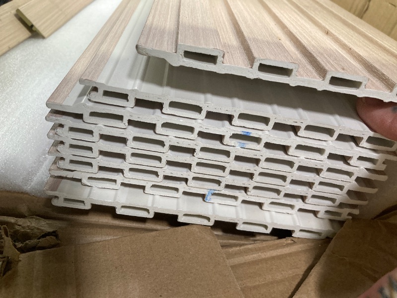 Photo 1 of ***7 WHOLE PIECES & SOME CUT SLABS***Art3d WPC Slat Wall Panels, 8-Pack 108 x 6 Inch 3D Wall Accents for Interior Wall Decor, Living Room, Bedroom, CREAM***7 WHOLE PIECES & SOME CUT SLABS**



Art3d WPC Slat Wall Panels, 8-Pack 108 x 6 Inch 3D Wall Accent