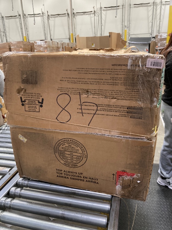 Photo 1 of ***has a dent on the side***BLACK+DECKER 3.0 Cu. Ft. Portable Washer, 26.5 lb. Capacity Washing Machine, 6 Cycles, Quick Connect Sink Adapter and Drain Hose Included, Transparent Lid & LED Display, BPW30MW, White