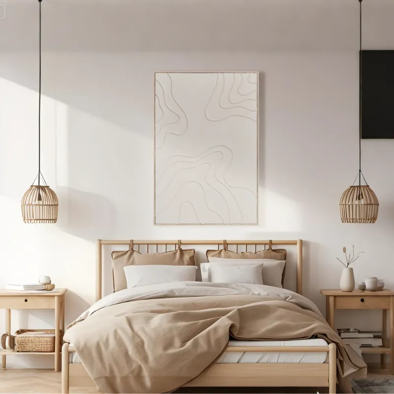 Photo 1 of ***pack of two**Miluhome Framed Hand Painted Wall Art, Abstract Canvas Wall Artwork Decor Living Room, 20''x16'' Bedroom Bathroom WallArt Decoration