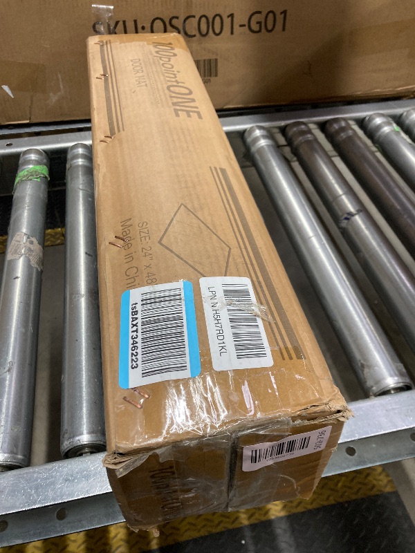 Photo 1 of 100pointONE Durable Indoor Outdoor Door Mats for Entryway, Heavy Duty Front Door Mat, 48” x 24” Low Profile Welcome Mats for Entry, Stain and Fade Resistant Indoor Outdoor Entrance Mat