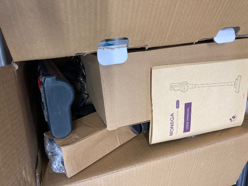 Photo 1 of ***MISSING BATTERY AND FILTERS***SVHT V15 Cordless Vacuum Cleaner, 45Mins Powerful Vacuum Cleaners for Home, Lightweight Stick Vacuum with Advanced Green Light Tech, Rechargeable Battery Vacuum for Carpet,Pet Hair,Hardwood Floor