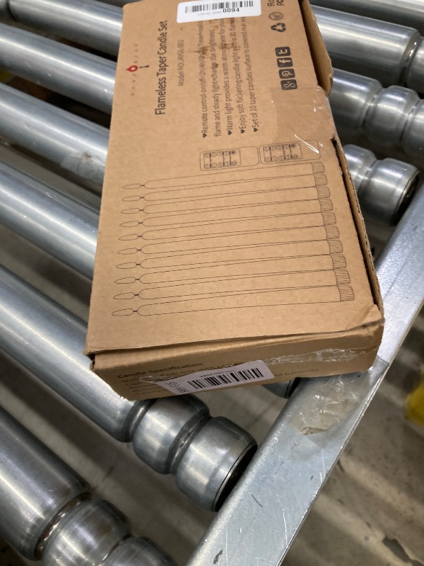 Photo 1 of ***(MISSING REMOTE-SELLING AS IS)*** NONNO & ZGF 10 Burgundy RED Flameless 11'' Wax Covered Taper Candles, LED Battery Operated Candle for Candle Holders and Candlesticks, for Wedding, Patry, Hotel, Windows Candles