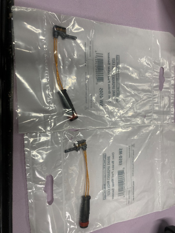 Photo 1 of **2 PAK **PowerStop (SW-0505) Power Stop Mercedes-Benz (Various Fitments) Front or Rear Euro-Stop Electronic Brake Pad Wear Sensor