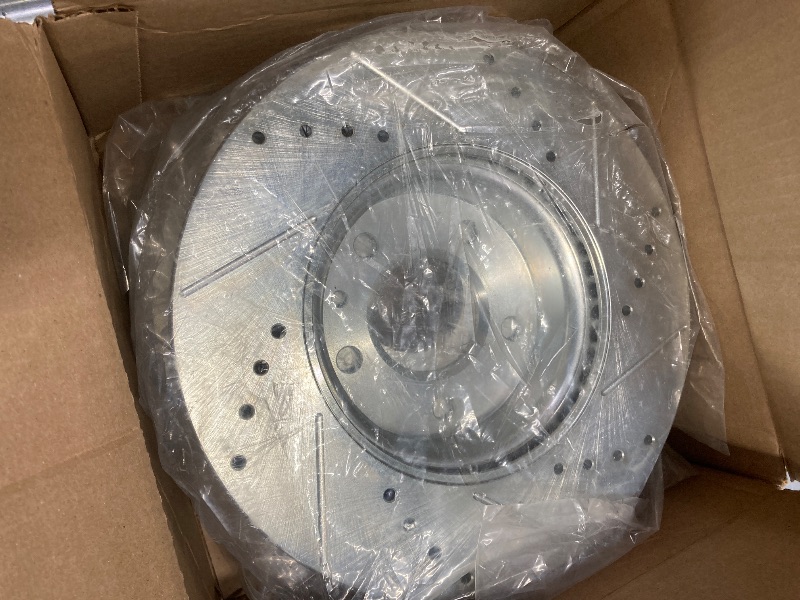 Photo 1 of **The description and photo are for reference only. The discs are AR82159XL-AR82159XR set 2**Power Stop POWERSTOP Drilled Slotted Rotors