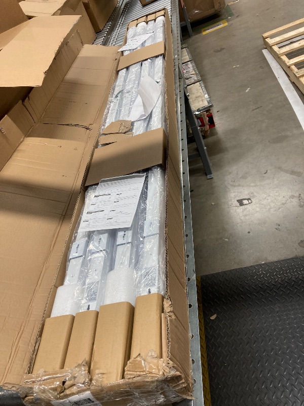 Photo 1 of **8 PAK**ANTLUX 8FT LED Shop Light, Ultra Slim LED Wraparound 110W [6-lamp T8 Fluorescent Equiv.], 12500LM, 5000K, Commercial 8 Foot Strip Light, Flush Mount Garage Office Warehouse Ceiling Lighting, 8 Pack