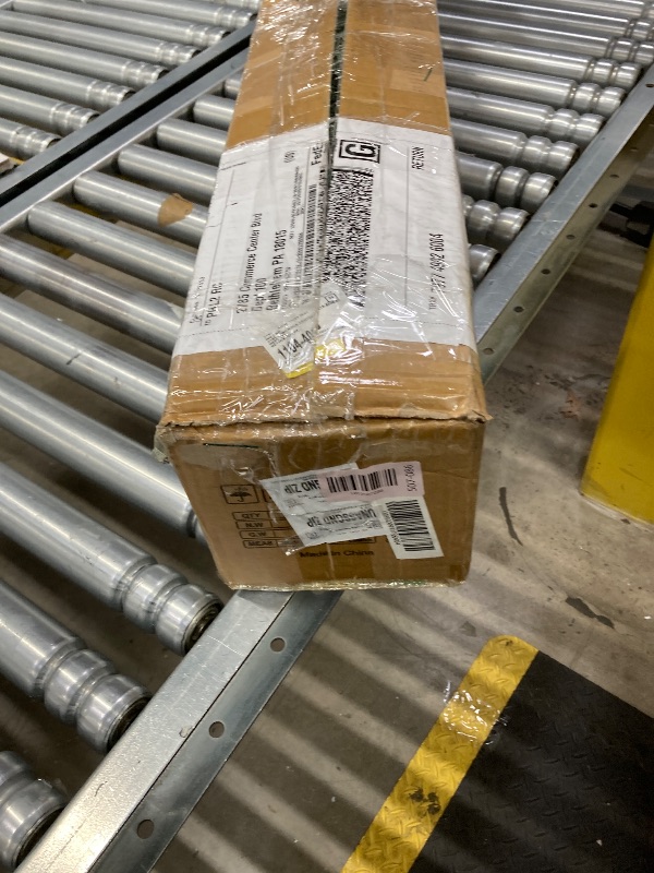 Photo 1 of ***DAMAGE -SELLING AS PARTS ONLY*** Ktaxon 7ft Flocked Full Artificial Christmas Tree, Sturdy Metal Stand, Snow Tips Indoor Decoration Tree, Green