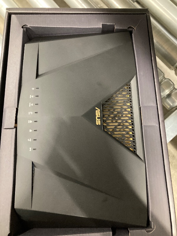 Photo 1 of **MISSING POWER SUPPLY***ASUS RT-AX88U PRO AX6000 Dual Band WiFi 6 Router, WPA3, Parental Control, Adaptive QoS, Port Forwarding, WAN aggregation, lifetime internet security and AiMesh support, Dual 2.5G Port