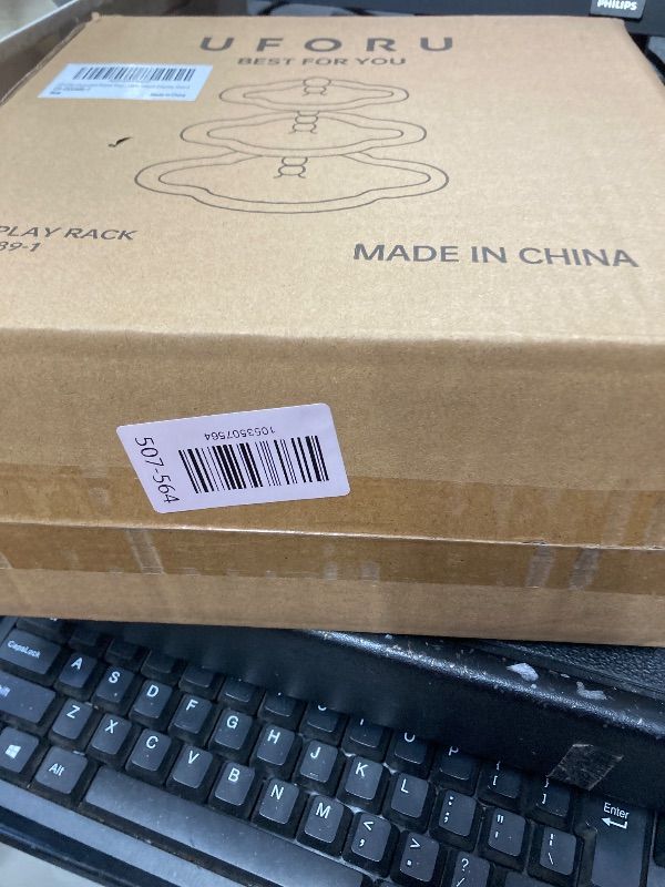 Photo 1 of ***Factory seal***
UFORU Dessert Cupcake Stand | 3 Tier Cup Cake Holder Tower for Party, Versatile Plastic Tiered Dessert Serving Tray, Snack Cookie Candy Display Platter for Halloween Christmas Décor