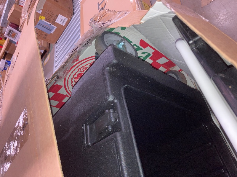 Photo 1 of ***Very used***
Carlisle FoodService Products Cateraide Insulated Front Loading Food Pan Carrier with Casters for Catering, Events, and Restaurants, Plastic, 10 Pans, Black