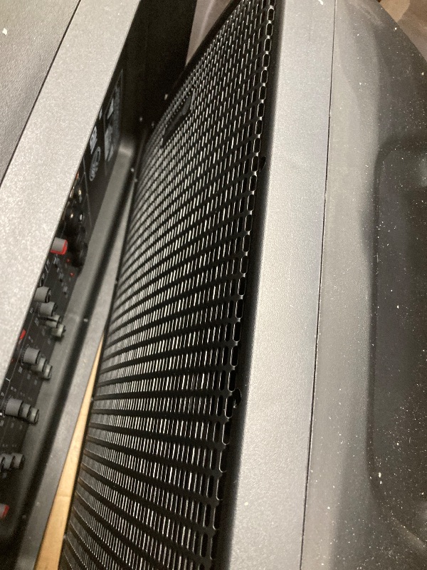 Photo 1 of ***Very used****
NBVOICE Professional Portable All-in-One Integrated 2-Way PA System Fixed Setup, Suitcase Design w/ 8-Channel Mixer, 2 Speaker Stands, Bluetooth, Mic for Performances, Presentations