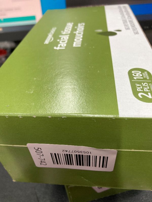 Photo 1 of ***Factory seal***
Amazon Basics 2-Ply Facial Tissue, 160 Count