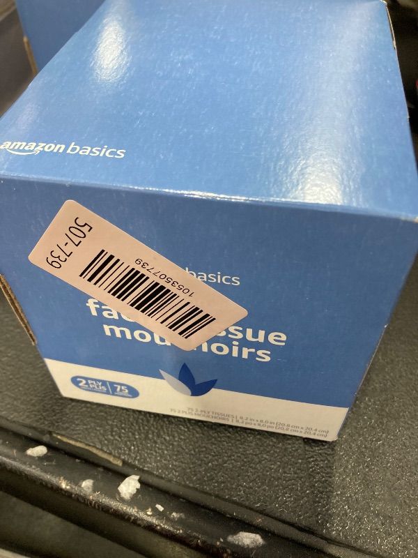 Photo 1 of ***Factory seal***

Amazon Basics 2-Ply Ultra Facial Tissue with Lotion, 75 Count